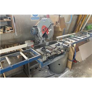 Omega Aluminium Docking Saw & Roller Benches
